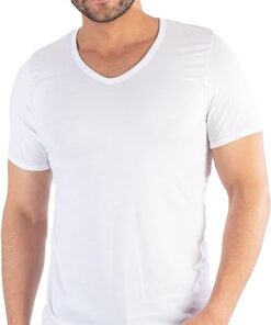 فانلة داخلى رجالى نصف كم رقبة سبعة من جيت