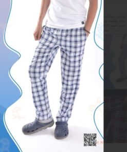 بنطلون كاروه كلاسيك قطن منسوج بلانك