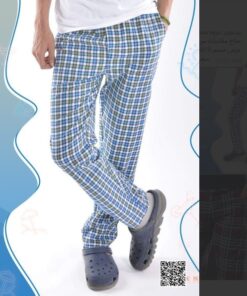 بنطلون كاروه كلاسيك قطن منسوج بلانك - 3 قطع