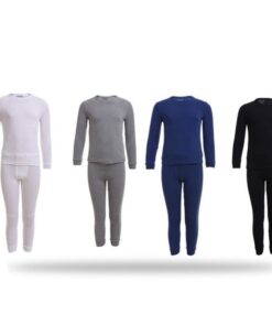 طقم دفاية رجالي انترلوك قطونيل - عرض 3 قطع