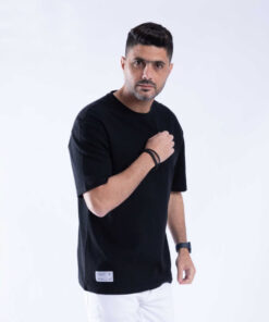 تي شيرت اوفر سايز رجالي صيفي من قطونيل روكيت