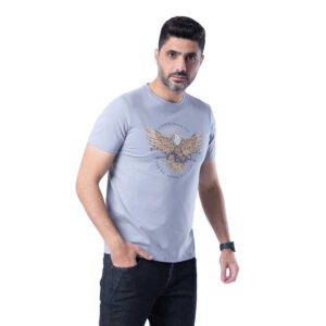 تي شيرت راوند رجالي صيفي من قطونيل روكيت