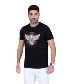 تي شيرت راوند رجالي صيفي من قطونيل روكيت