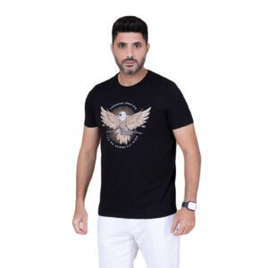 تي شيرت راوند رجالي صيفي من قطونيل روكيت