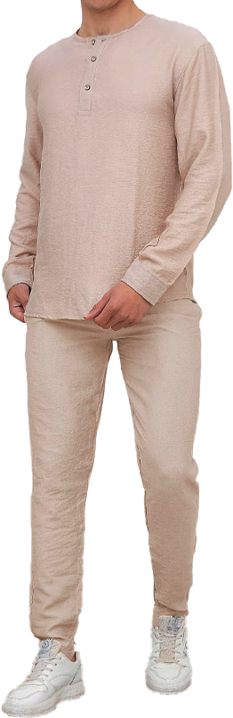 ترينج رجالي راوند كـتان بأفضل جودة واحسن سعر 😎 (2) ترينج رجالي راوند كـتان بأفضل جودة واحسن سعر 😎