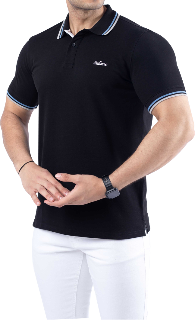 تيشرت بولو جديد رجالي صيفي من قطونيل روكيت👕 (2) تيشرت بولو جديد رجالي صيفي من قطونيل روكيت👕