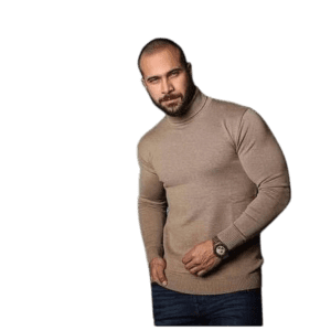 هاف كول رجالي شتوي صوف مستورد رقبة عالية ونصف رقبة❄️☃️