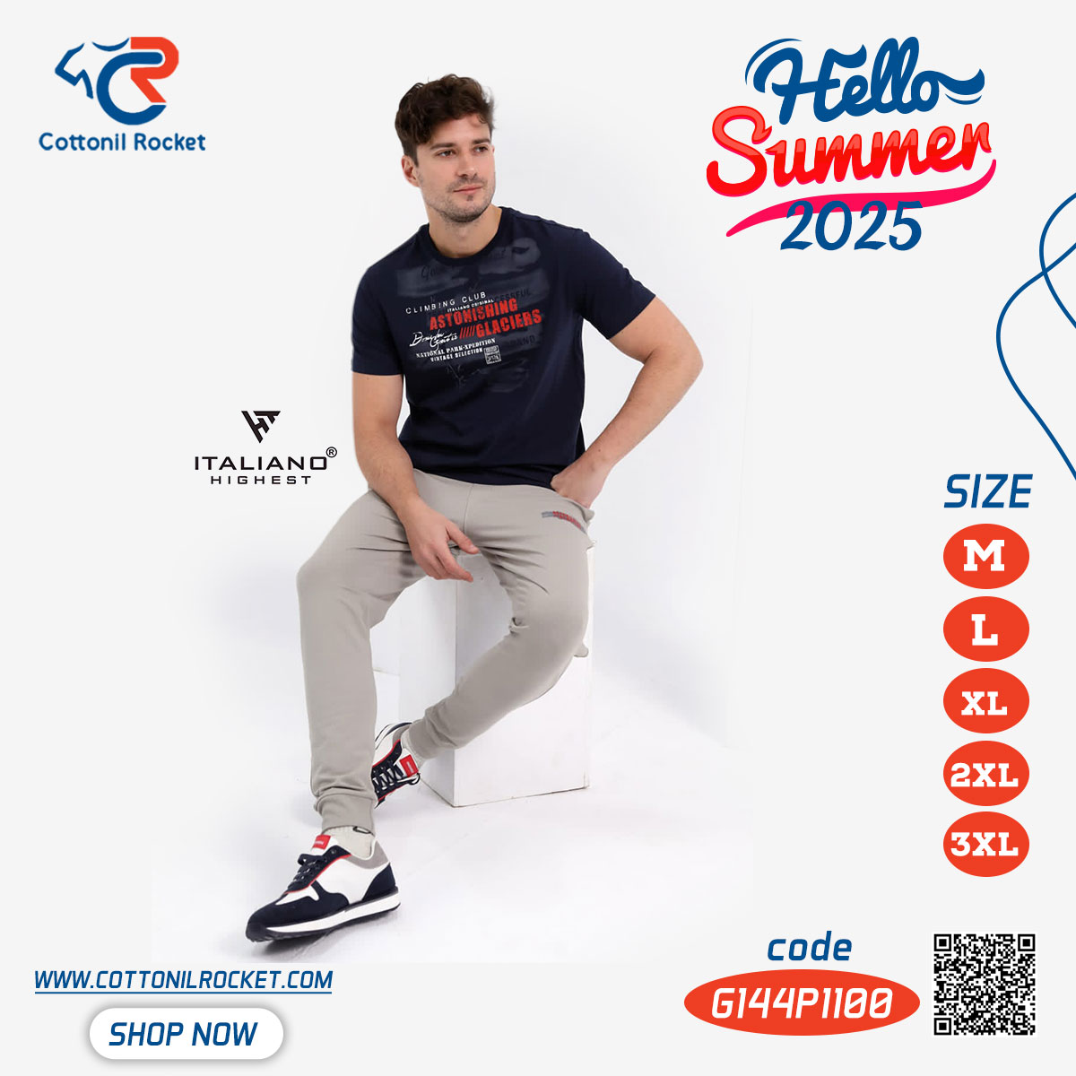 ترينج راوند رجالي صيفي توكيل ايطاليانو ترينج راوند رجالي صيفي توكيل ايطاليانو