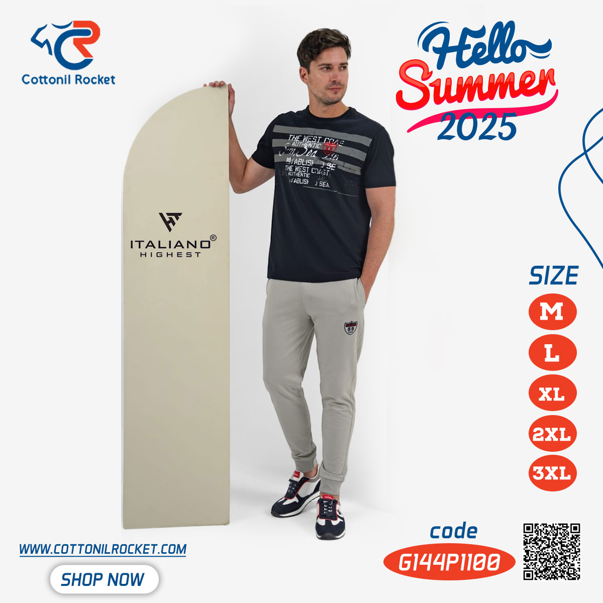 ترينج راوند رجالي صيفي توكيل ايطاليانو ترينج راوند رجالي صيفي توكيل ايطاليانو