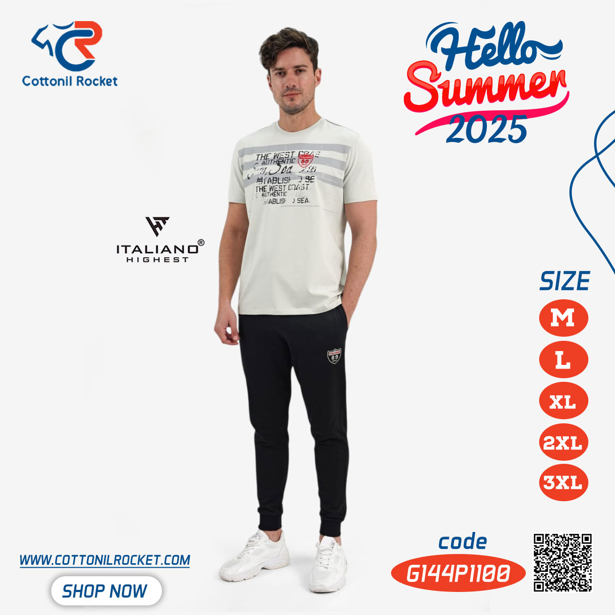 ترينج راوند رجالي صيفي توكيل ايطاليانو ترينج راوند رجالي صيفي توكيل ايطاليانو