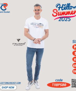 جديد تيشرت رجالي صيفي توكيل ايطاليانو 👕☀️😎