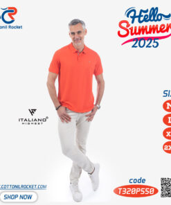 جديد تيشرت بولو رجالي صيفي ياقة ايطاليانو