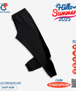 بنطلون سويت بانس رجالي صيفي - أسود أنيق وراحة بلا حدود