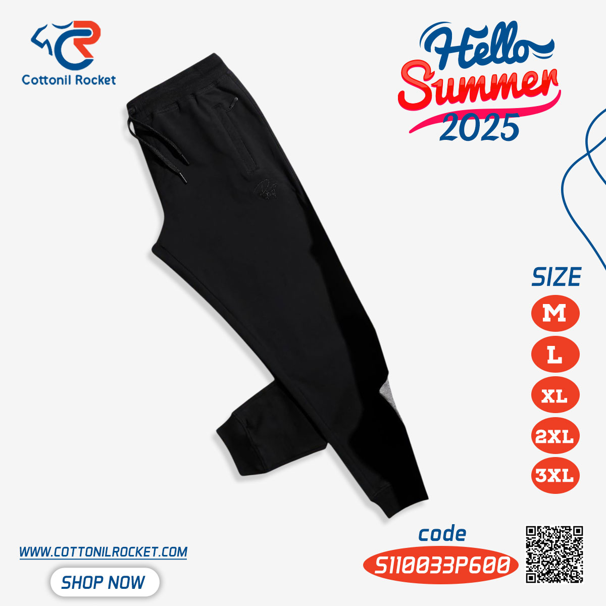 بنطلون سويت بانس رجالي صيفي - أسود أنيق وراحة بلا حدود بنطلون سويت بانس رجالي صيفي - أسود أنيق وراحة بلا حدود