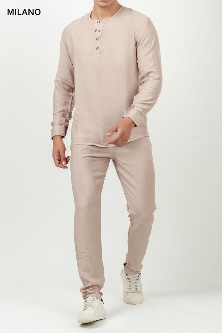 ترينج رجالي صيفي جديد – كتان مستورد 100% ترينج رجالي صيفي جديد – كتان مستورد 100%