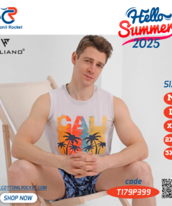 تيشرت كت رياضي رجالي صيفي للبحر توكيل ايطاليانو