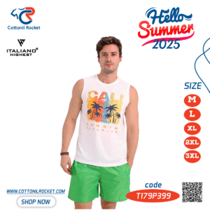 تيشرت كت رياضي رجالي صيفي للبحر توكيل ايطاليانو