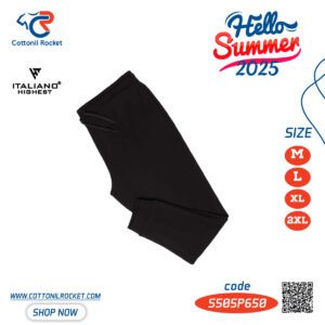 نبطلون رجالي صيفي سويت بانس اسود توكيل ايطاليانو