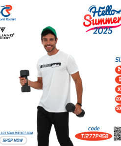 تيشرت رياضي مثالي للجيم وخروجات الصيف توكيل ايطاليانو