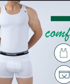 طقم حمالة وبوكسر سادة توكيل إيطاليانو