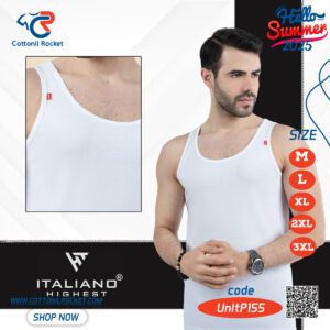 حمالة قطن سادة من ايطاليانو ابيض والوان