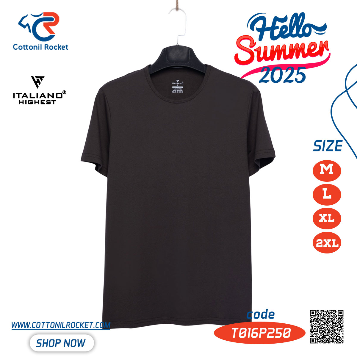 التشيرت البيزك العملي والأكتر راحة في الصيف ماركة ايطاليانو التشيرت البيزك العملي والأكتر راحة في الصيف ماركة ايطاليانو