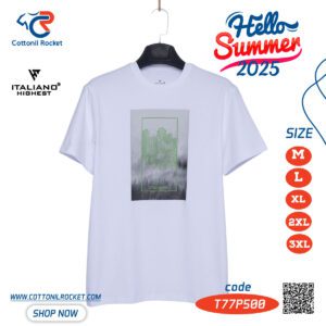 اجدد تشيرت رجالي صيفي راحة ومرونة توكيل ايطاليانو