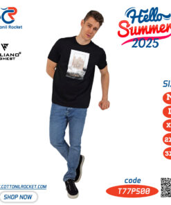 اجدد تشيرت رجالي صيفي راحة ومرونة توكيل ايطاليانو