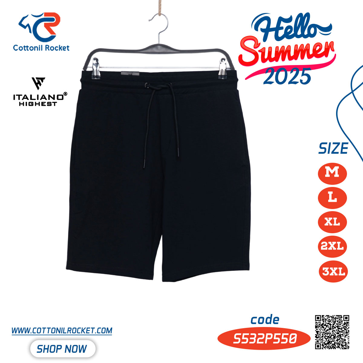 راحة الصيف في شورت رجالي صيفي من توكيل إيطاليانو راحة الصيف في شورت رجالي صيفي من توكيل إيطاليانو