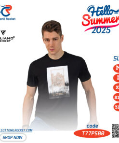 اجدد تشيرت رجالي صيفي راحة ومرونة توكيل ايطاليانو