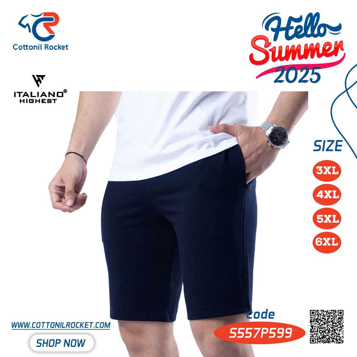 شورت رجالي مقاسات خاصة من إيطاليانو شورت رجالي مقاسات خاصة من إيطاليانو