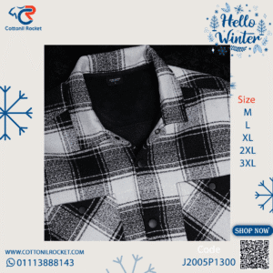 جاكيت شميز رجالي شتوي بياقة ماركة ايطاليانو