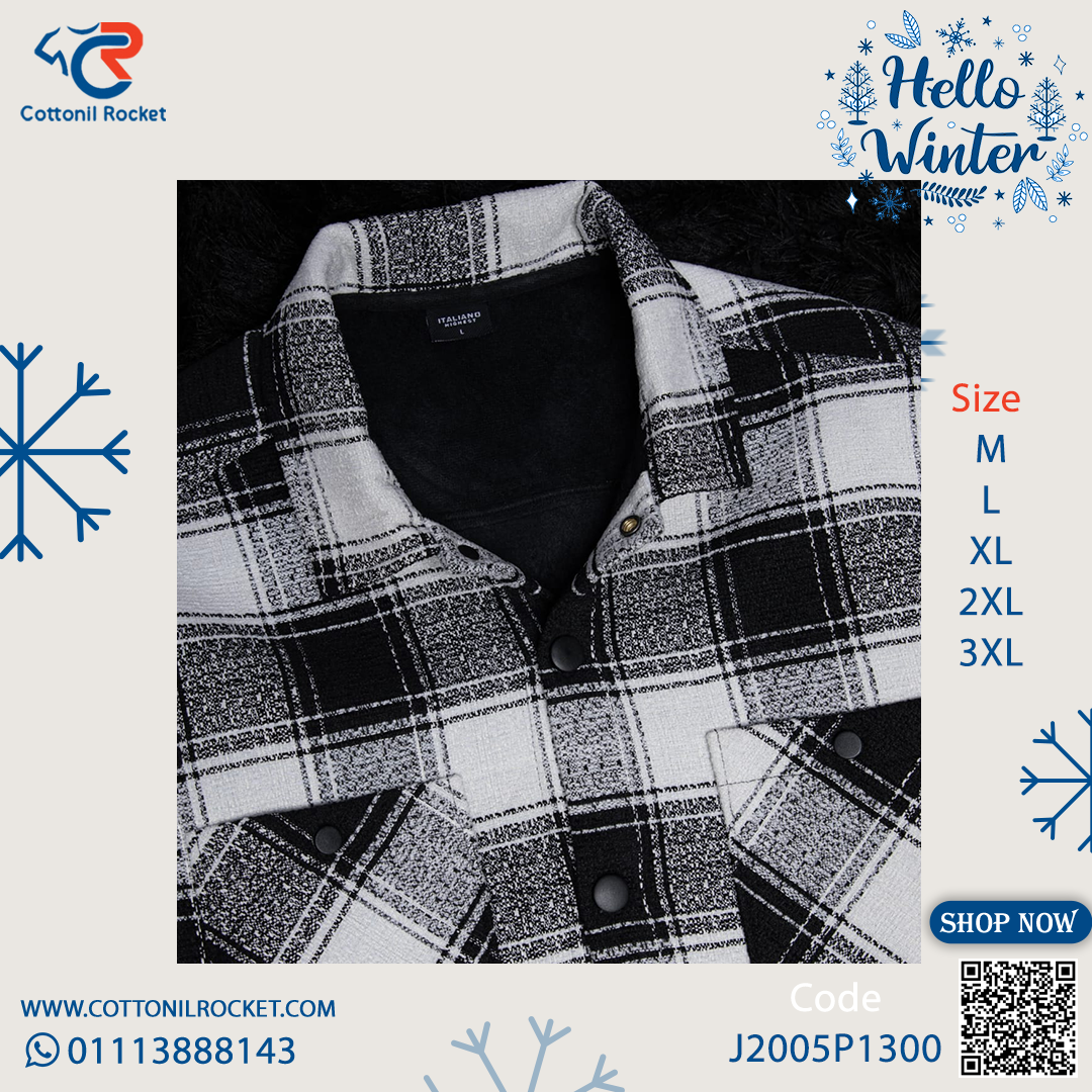 جاكيت شميز رجالي شتوي بياقة ماركة ايطاليانو جاكيت شميز رجالي شتوي بياقة ماركة ايطاليانو