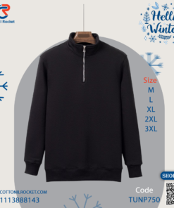 سويت شيرت رجالي شتوي نص سوستة بكابيشو توكيل يونايتد