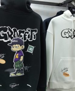 هودي إيطاليانو محير عملي خامة ميلتون هاي بالك مع Rapper sticker